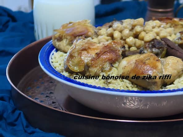 Tlaïtli m'fawer typique de annaba, des pâtes traditionnelles des cérémonies religieuses et familiales du territire bônois