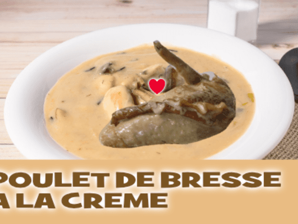Recette de poulet de Bresse à la crème