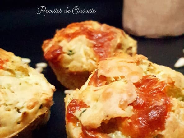 Muffins salés courgettes et scamorza