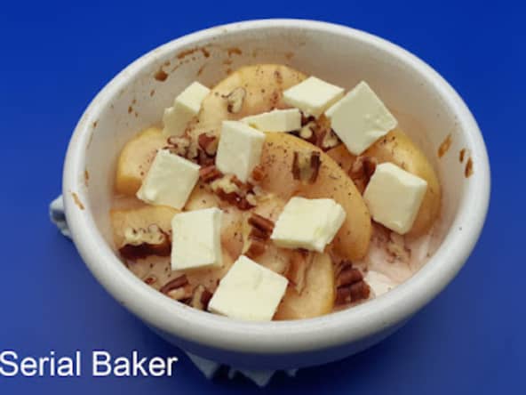 Pêche rôtie à la feta