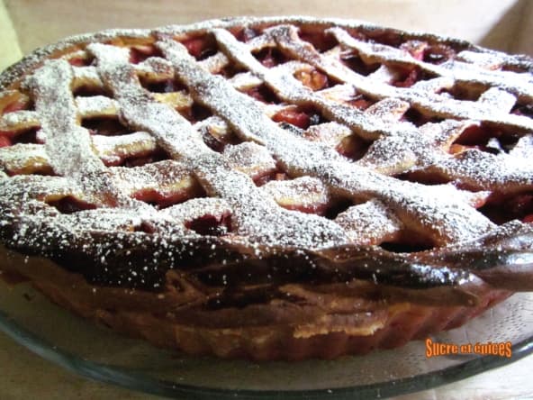 Tarte briochée aux prunes