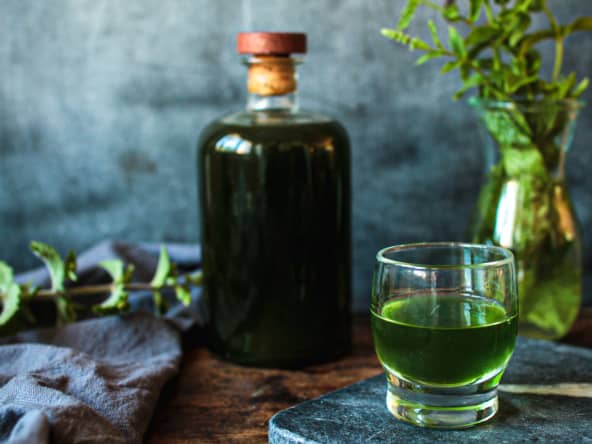 Liqueur de menthe maison facile