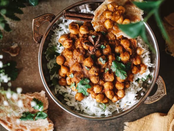 Chana massala : une recette indienne