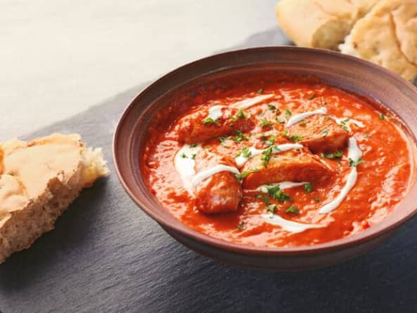 Délicieux poulet à la crème de tomate