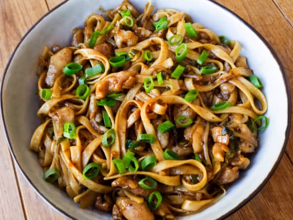 Nouilles au poulet pour le nouvel an chinois