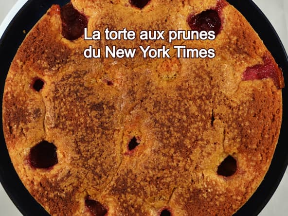 La torte aux prunes du New York Times (Original Plum Torte)