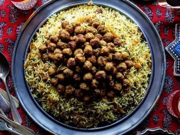 Kalam Polo : riz iranien au chou-rave