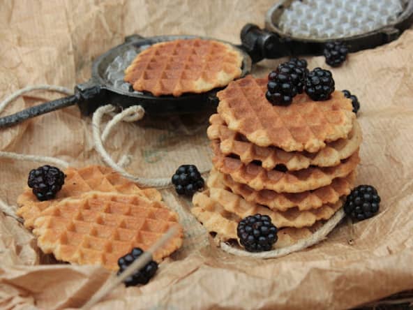 Gaufrettes ou gaufres sèches