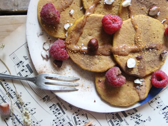 Pancakes "carrot cake"