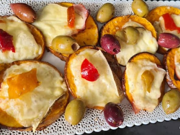 Rouelles de butternut à la tomme de montagne