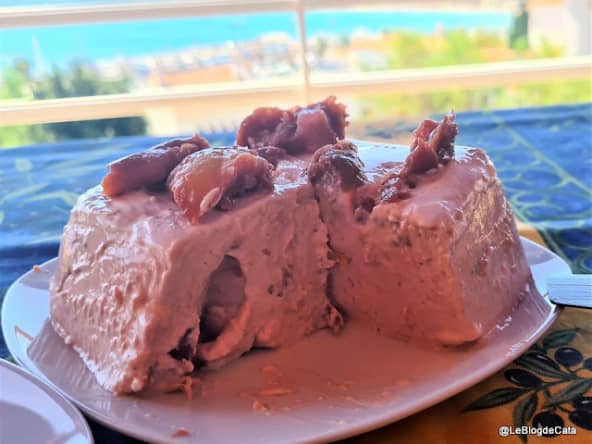 Blanc manger au yaourt grec et compotée de fruits (ig bas et sans gluten)