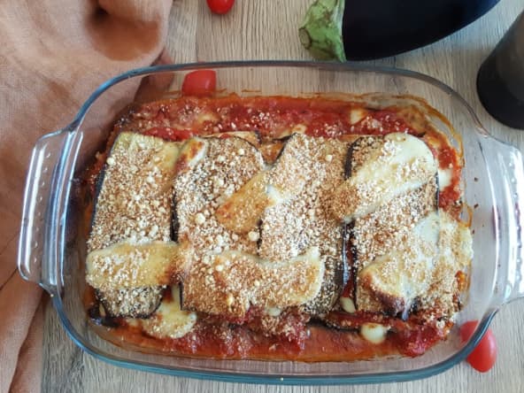 Aubergines à la Parmigiana au four