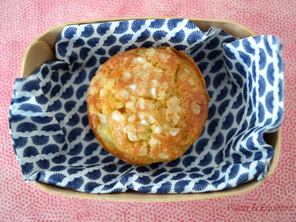 Petits gâteaux madeleines aux poires pas trop sucrés