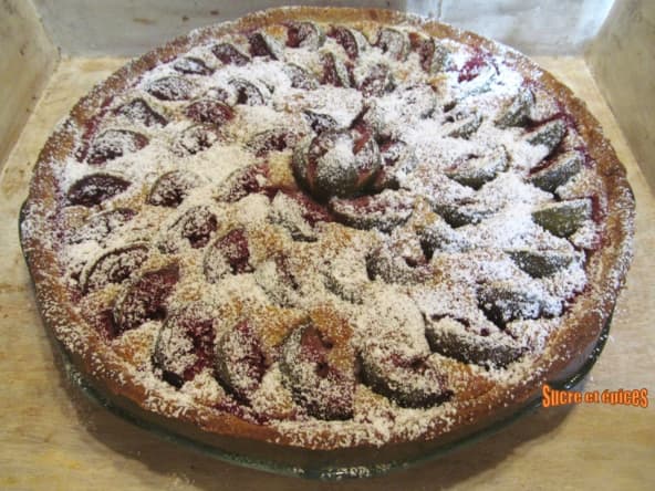 Tarte sablée aux figues à la crème d'amandes