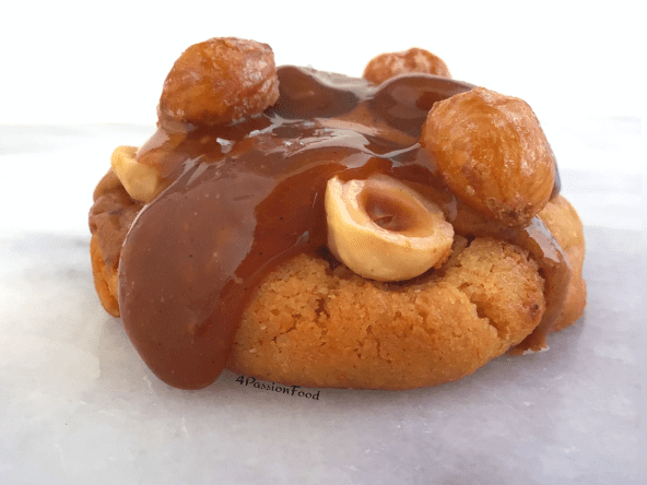 Cookies noisettes et caramel d'après le Chef Pâtissier Cédric Grolet