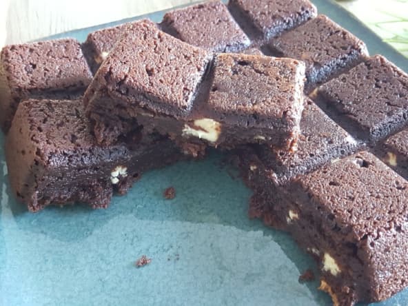 Brownie aux 2 chocolats