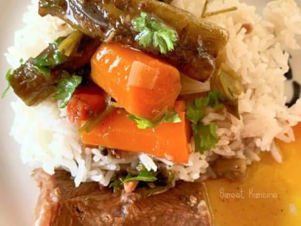 Le ragoût de boeuf à la martiniquaise (Antilles)