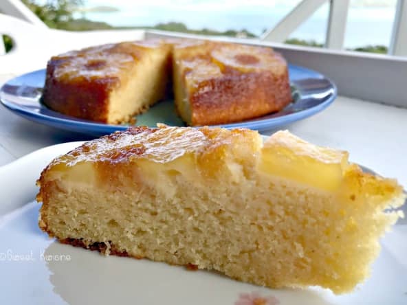 Le gâteau renversé à l'ananas antillais
