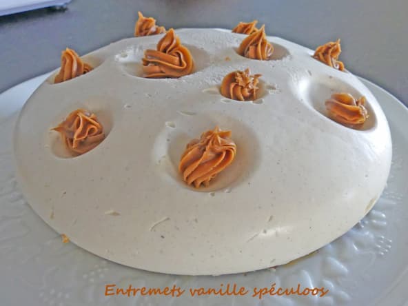 Entremets vanille et spéculoos