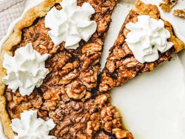 Tarte aux noix gourmande bien croustillante