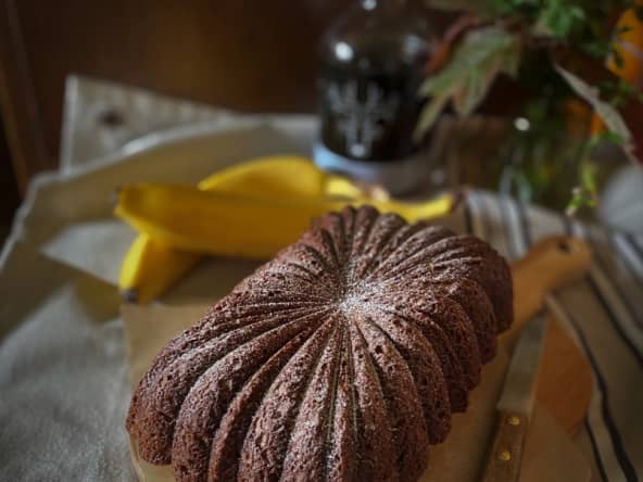 Banana bread au sirop d’érable de la cuisine américaine