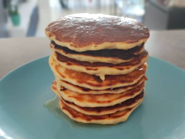 Pancakes aux pommes sans sucres ajoutés