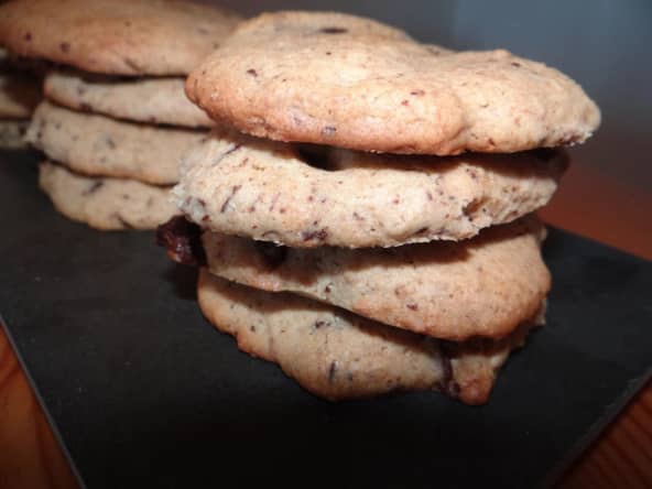 Petits cookies à la farine d'épeautre et aux pépites de chocolat pour le goûter