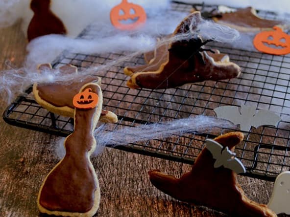 Recette facile de biscuits halloween sans gluten, ni lait, ni oeuf