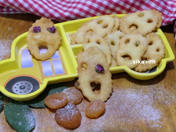 Fantômes biscuits salés croustillants pour halloween