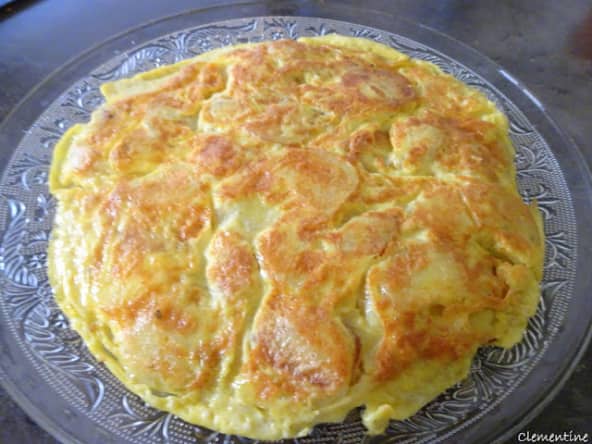 Omelette de pommes de terre toute simple