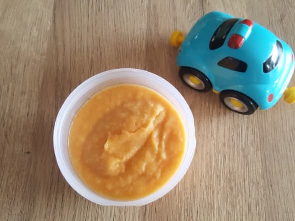 Petit pot de patate douce et crème endives au fromage de chèvre (6 mois)