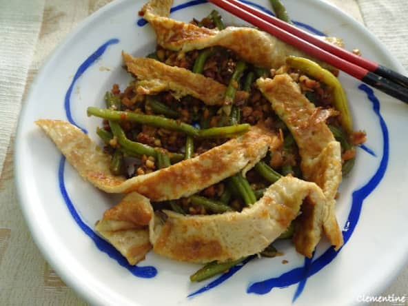 Haricots verts aux cacahuètes et omelette : des recettes japonaises