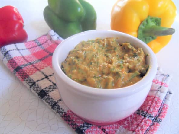 Caviar de poivrons au cake factory : pour l’apéro