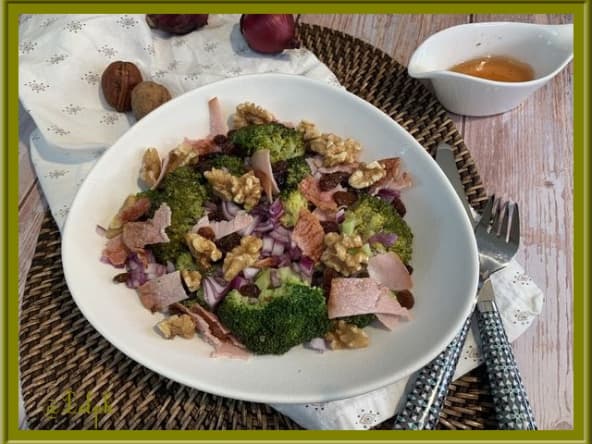 Salade saine de brocoli et bacon