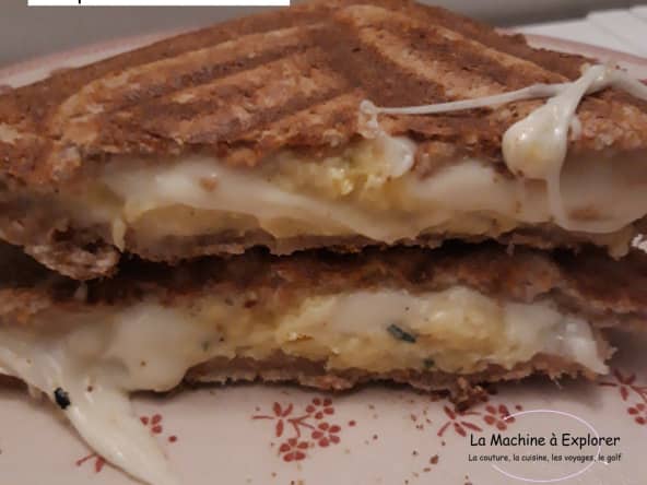 Croque-monsieur oeuf mozzarella