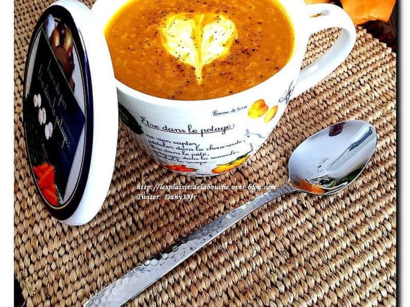 Velouté de Potimarron parfumé à l'huile de Truffes