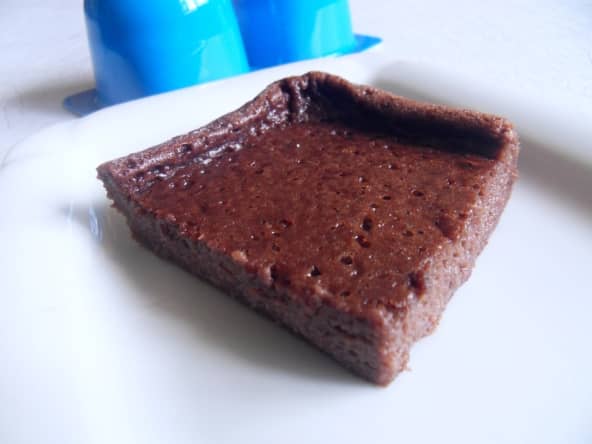 Flan à la Danette au chocolat avec le cake factory