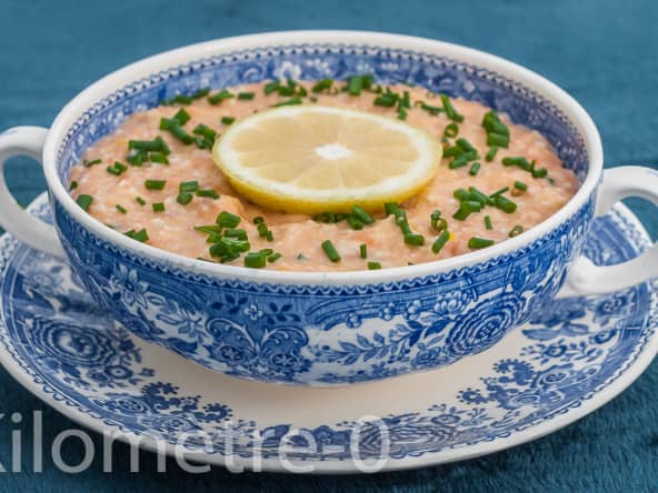 Rillettes de truite fumée aux œufs durs (apéro)