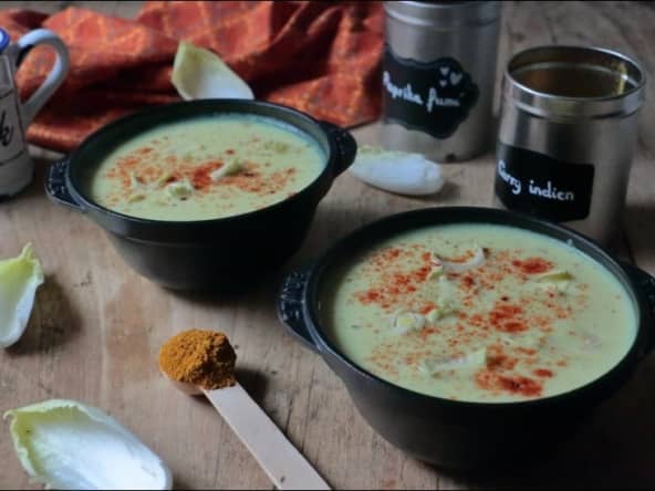 Velouté d'endives relevé au curry