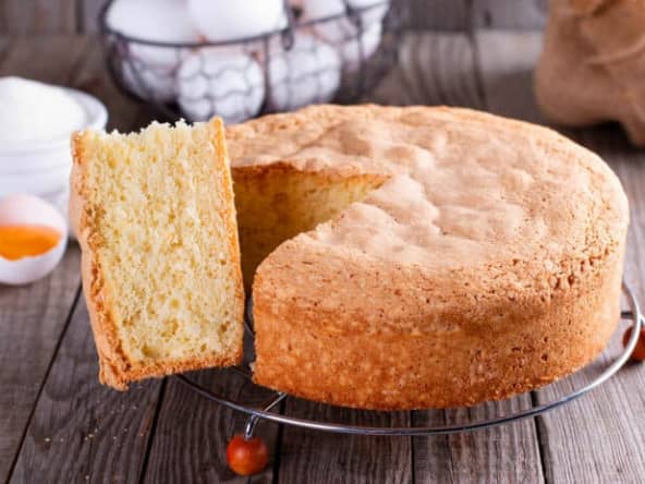 Gâteau mousseline délicieusement moelleux