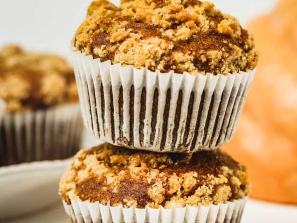 Muffins Potiron et Streusel croustillant
