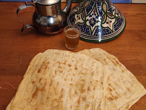 Crêpes feuilletées msemen