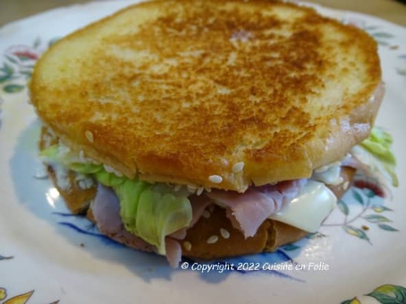 Croque burger vite fait bien fait