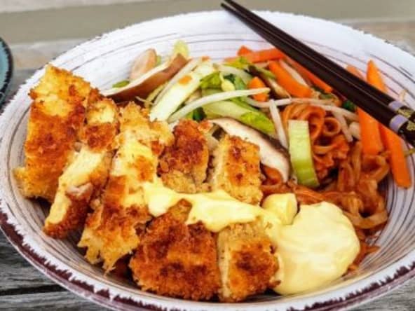 Poulet pané au panko ou torikatsu
