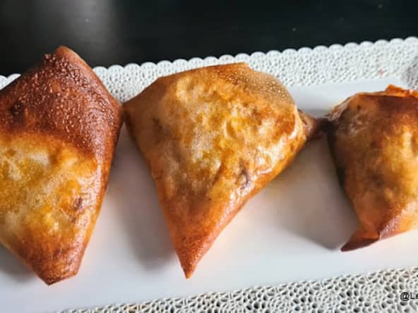 Samosas au butternut, sans viande
