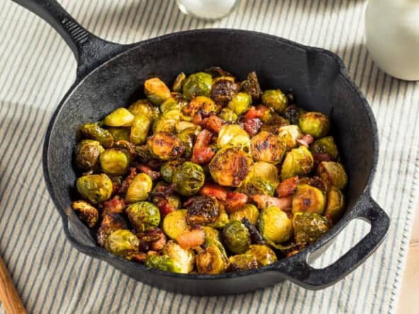 Irrésistibles choux de Bruxelles aux lardons