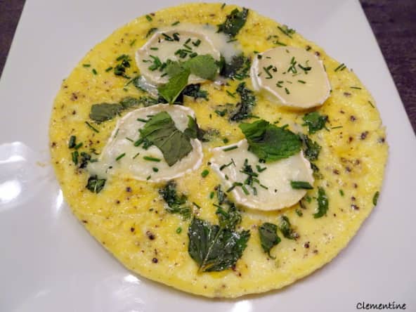 Omelette corse de Nigella Lawson au fromage de chèvre