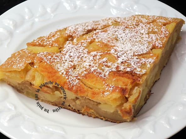 Gâteau aux pommes à cuire à la poêle
