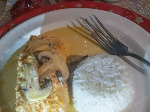 Saumon entier et sa sauce au champagne pour le réveillon 