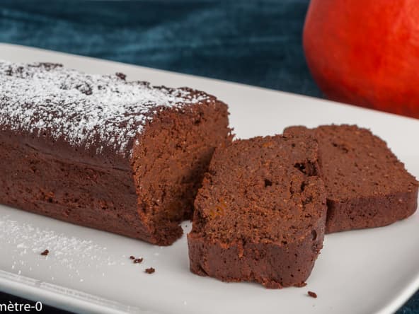 Gâteau moelleux au chocolat et au potimarron (sans beurre, sans farine)